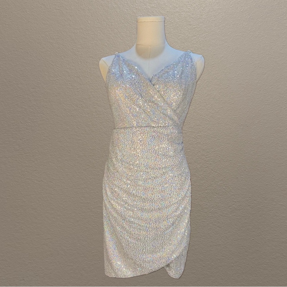 Like New Silver Sequin Dress